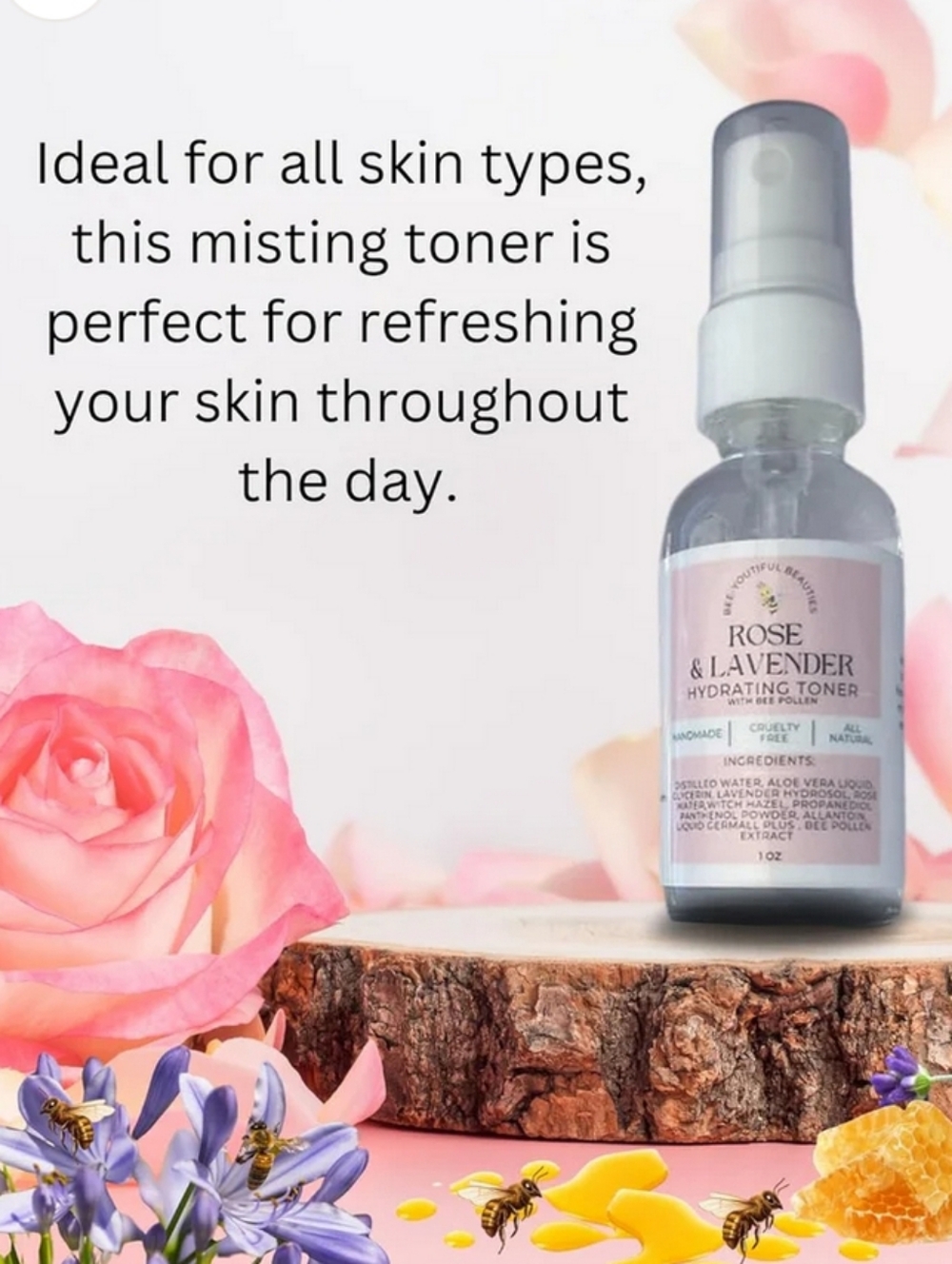 🌹🪻 Rose & Lavender Toner - Picture 2 of 6